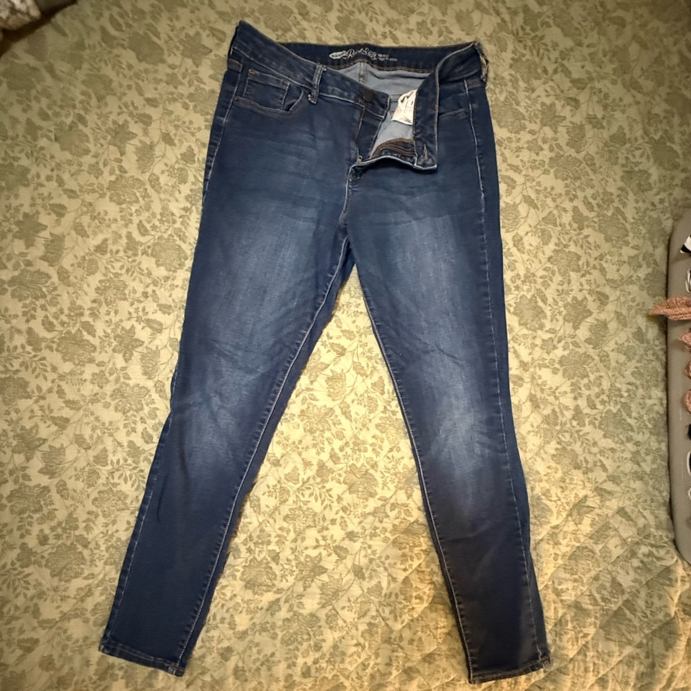 Old Navy Blue Skinny Jeans with Stretch